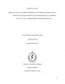 PROPUESTA PARA DISEÑO DE UN PLAN DE MEJORA MEDIANTE LA FILOSOFÍA SIX SIGMA PARA EL PROCESO DE ALMACENAMIENTO DE MATERIA PRIMA EN LA EMPRESA M.S.P.A S.A, EN EL CORREGIMIENTO DE MONDOMO CAUCA