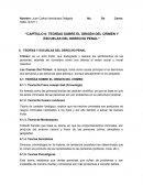 Teorías sobre el origen del crimen y escuelas del derecho penal