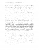 Aspectos económicos de la Republica Aristocrática