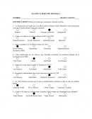 EXAMEN IV BIMESTRE HISTORIA