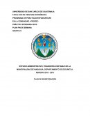ESTUDIO ADMINISTRATIVO, FINANCIERO-CONTABLE DE LA MUNICIPALIDAD DE MASAGUA, DEPARTAMENTO DE ESCUINTLA, PERIODO 2016 - 2018