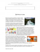 Contaminacion. Química en casa