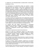 EL MUNDO DE LAS ORGANIZACIONES: GLOBALIZACIÓN, TECNOLOGÍA, DIVERSIDAD Y ETICA