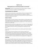 PRACTICA #22 “PROPIEDADES DE LAS SUSTANCIAS POLARES Y NO POLARES”