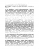 EL SURGIMIENTO DE LAS PROFESIONES MODERNAS