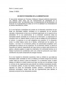 UN NUEVO PARADIGMA EN LA ADMINISTRACION