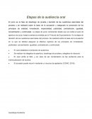 Etapas de la audiencia oral