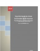 Importancia de las áreas funcionales