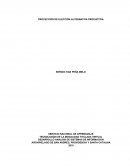 PROYECCIÓN DE ELECCIÓN ALTERNATIVA PRODUCTIVA