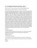 EL EXAMEN PROFESIONAL BCS