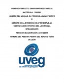 LA COMUNICACIÓN EFECTIVA DEL LÍDER EN LA ORGANIZACIÓN