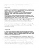 EFECTOS DE LA RS SOBRE LAS PROPIEDADES MECÁNICAS EN PELÍCULAS plásticas DE PE