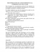 Rescate de conocimientos previos