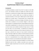 Análisis de la elasticidad de la demanda de Coca-Cola