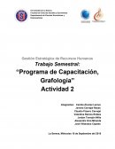 Programa de capacitación, grafología