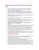 Factores de demanda y diversidad