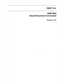 Especificaciones Interface de ASN. Página 1