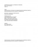 Percepción del estudiante universitario nivelación académica 2018