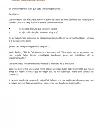 Lectura de Exection. ¿Qué es la brecha en la ejecución?. Página 1