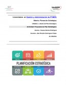 PLANEACION ESTRATEGICA UNIDAD 2 EVIDENCIA