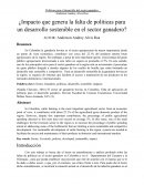 ¿Impacto que genera la falta de políticas para un desarrollo sostenible en el sector ganadero?