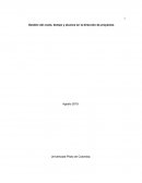 Gestión del costo, tiempo y alcance en la dirección de proyectos