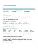 Historia Clínica Nutricional