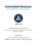 La escuela y la inclusion