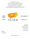 Análisis y Descripción de Cargo ICREA GROUP C.A