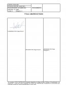 Procedimiento de amarre de pozos