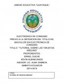 Tutorial sobre las tarjetas Arduino