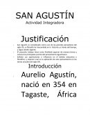 SAN AGUSTÍN Actividad Integradora