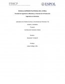 Laboratorio de Análisis Químico e Intrumental de Alimentos . Analisis y resultados
