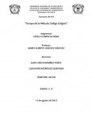 Ensayo de la película "Código enigma"