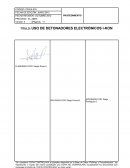 Procedimiento uso de detonadores electrónicos