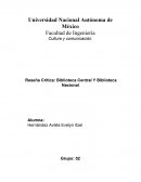 Biblioteca Central y Biblioteca Nacional