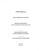 AREA DE ADMINISTRACION Y NEGOCIOS PROPUESTA DE INVESTIGACION