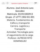 Tecnología para el seguimiento de la carga