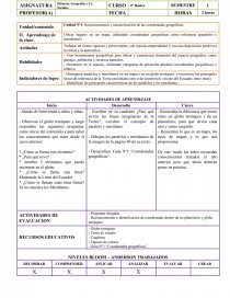 HISTORIA PLANIFICACION - 4 BASICO. Página 1