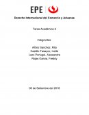 Derecho Internacional del Comercio y Aduanas