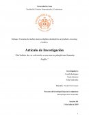 Consumo de medios masivos digitales alrededor de un producto streaming (Netflix)