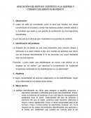 APLICACIÓN DEL METODO CIENTÍFICO A LA LIMPIEZA Y CUIDADO DEL SERVICIO HIGIÉNICO