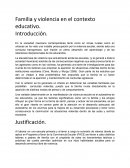 Familia y violencia en el contexto educativo