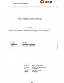 Procesos Industriales, variables de procesos y operaciones unitarias