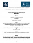 REPORTE DE PRÁCTICA DE LABORATORIO DE FÍSICA