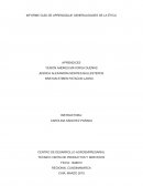 INFORME GUÍA DE APRENDIZAJE GENERALIDADES DE LA ÉTICA