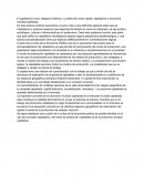 CAPITALISMO COMO CATEGORÍA HISTÓRICA