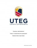 Gerencia y administración Tarea 5. Fundamentos de la planeación