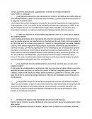 Economía internacional y globalización y fuentes de ventaja comparativa