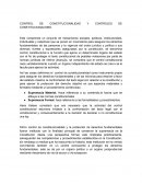 CONTROL DE CONSTITUCIONALIDAD Y CONTROLES DE CONSTITUCIONALISMO